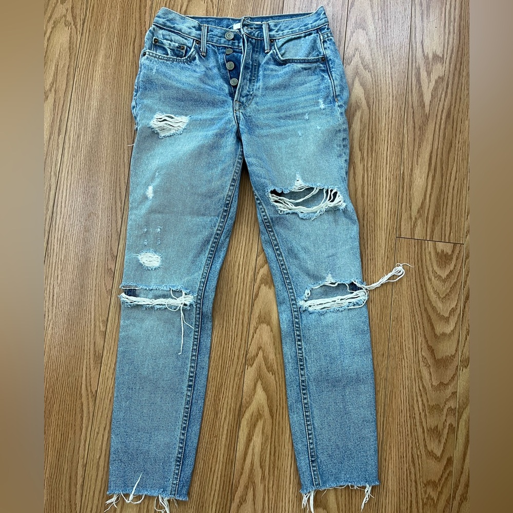GRLFRND karolina jeans with butt slit - new